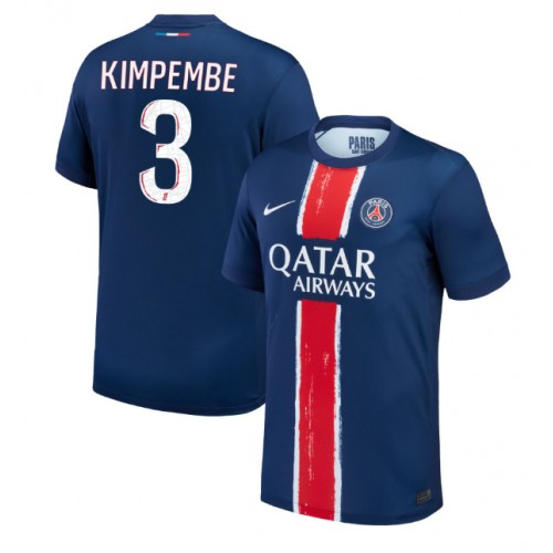 Pánský Fotbalový dres Paris Saint-Germain Presnel Kimpembe #3 2024-25 Domácí Krátký Rukáv